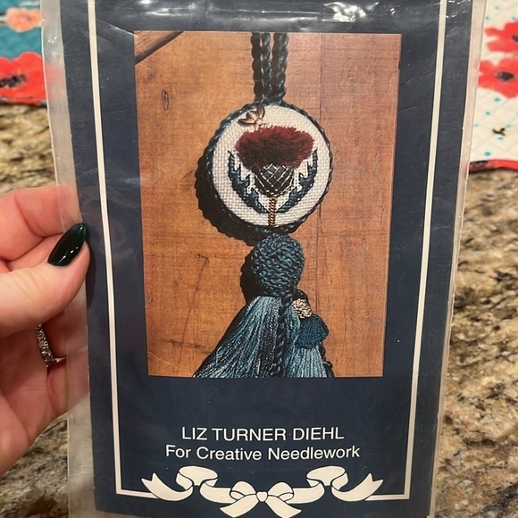 Five 5 Stitching Crafts Patterns Crabapple Hill Pincushion Heart Sampler Thistle - Picture 5 of 11